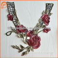 new fashion big flower red collar for women garment